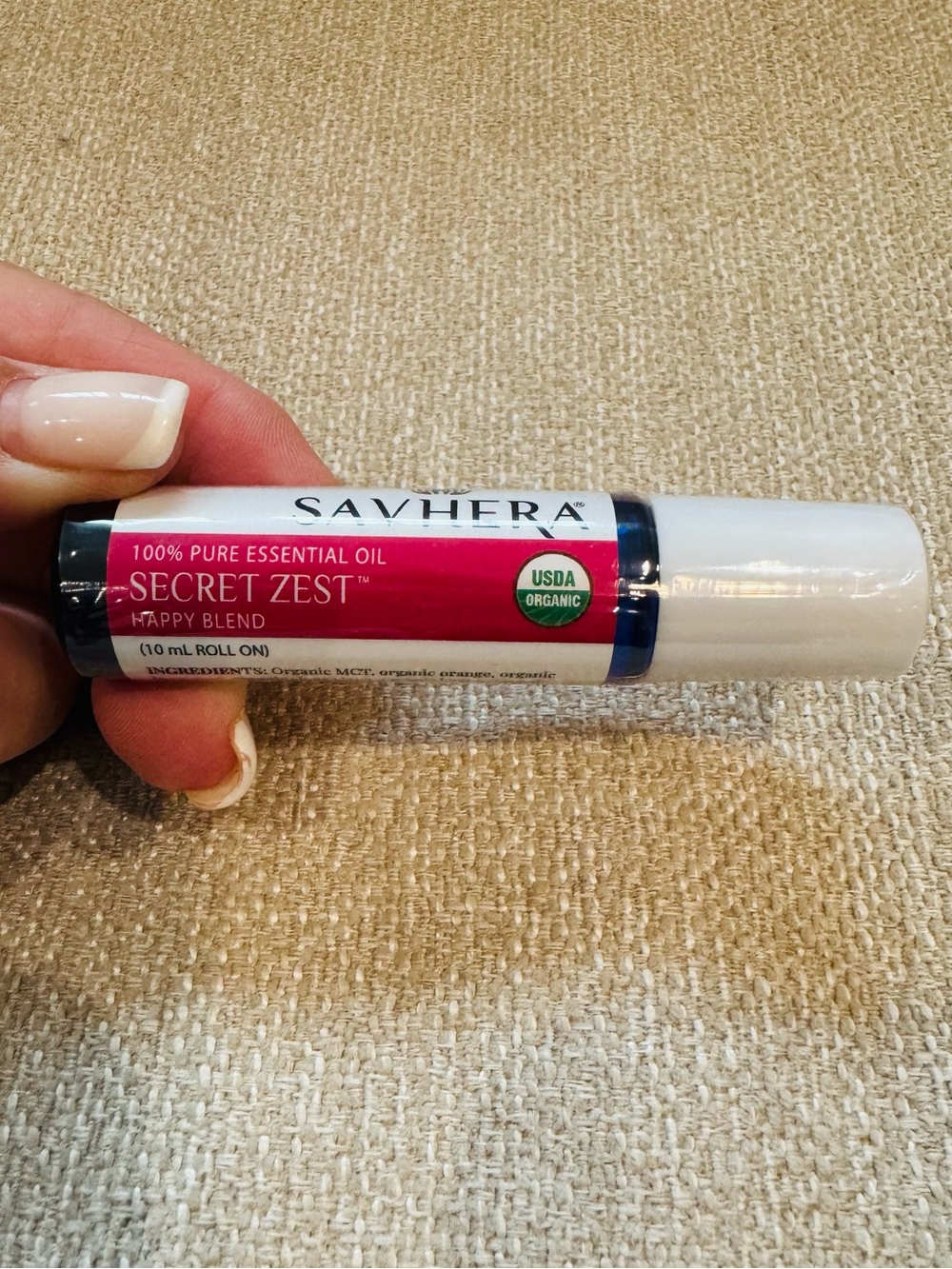 Savhera Secret Zest Happy Blend Essential Oil Roll On